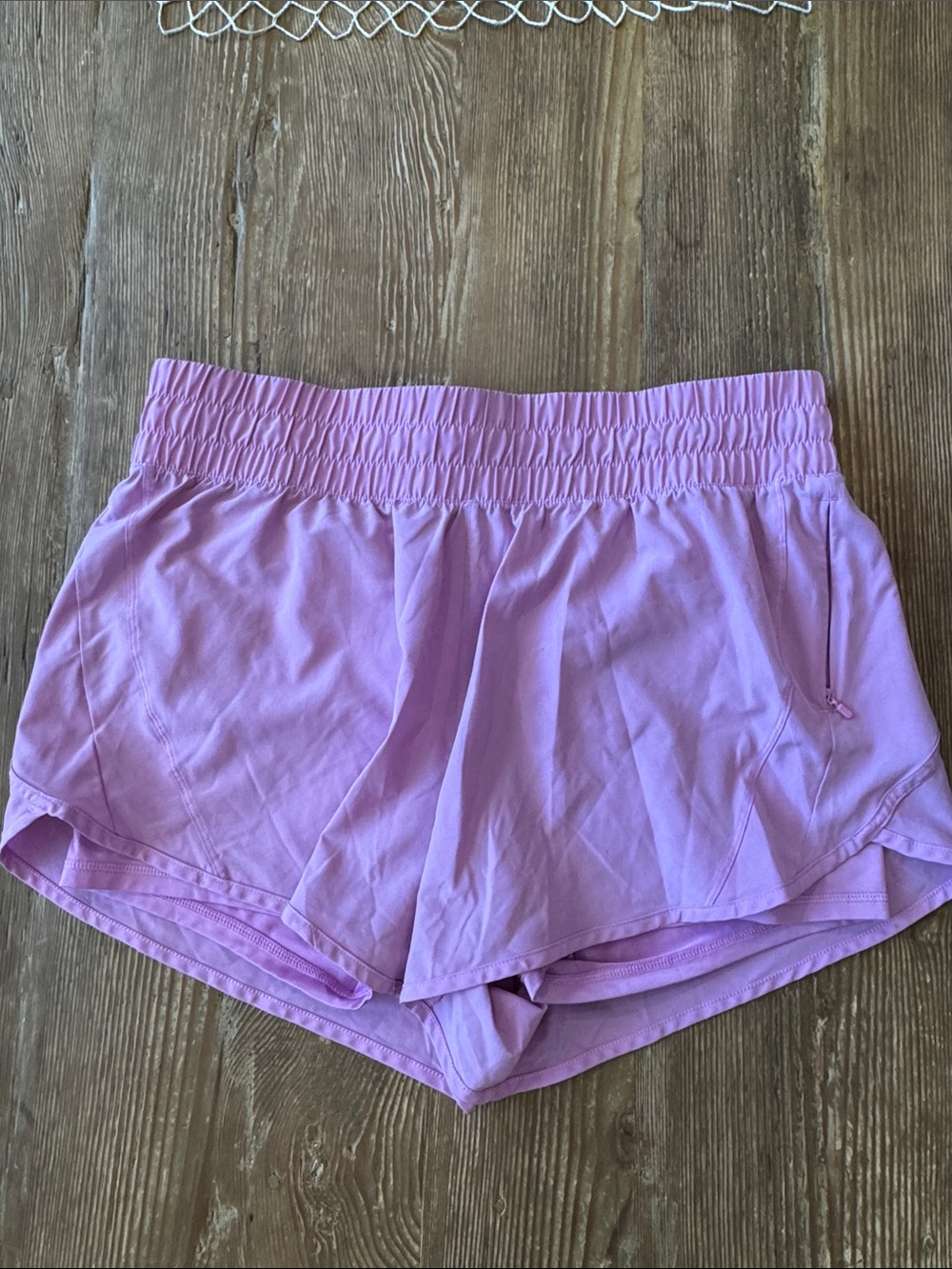 Avia Lilac Elastic-Waist Athletic Shorts